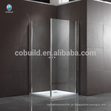K-533 304 aço inoxidável quadrado de vidro dobradiça chuveiro casa de banho